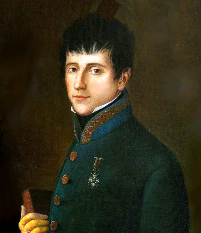 Rafael del Riego, héroe de los liberales. Fue ahorcado en Madrid en noviembre de 1823.