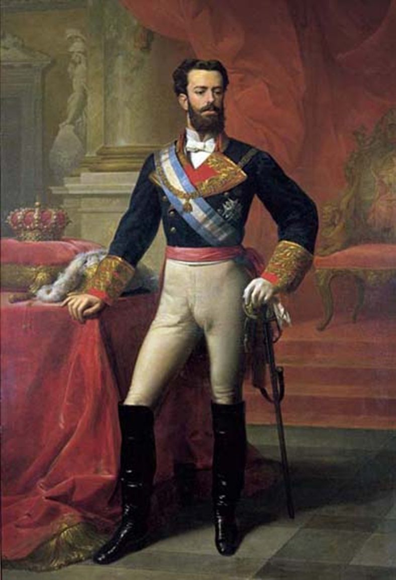 Amadeo I de Saboya, rey de España entre 1871 y 1873.