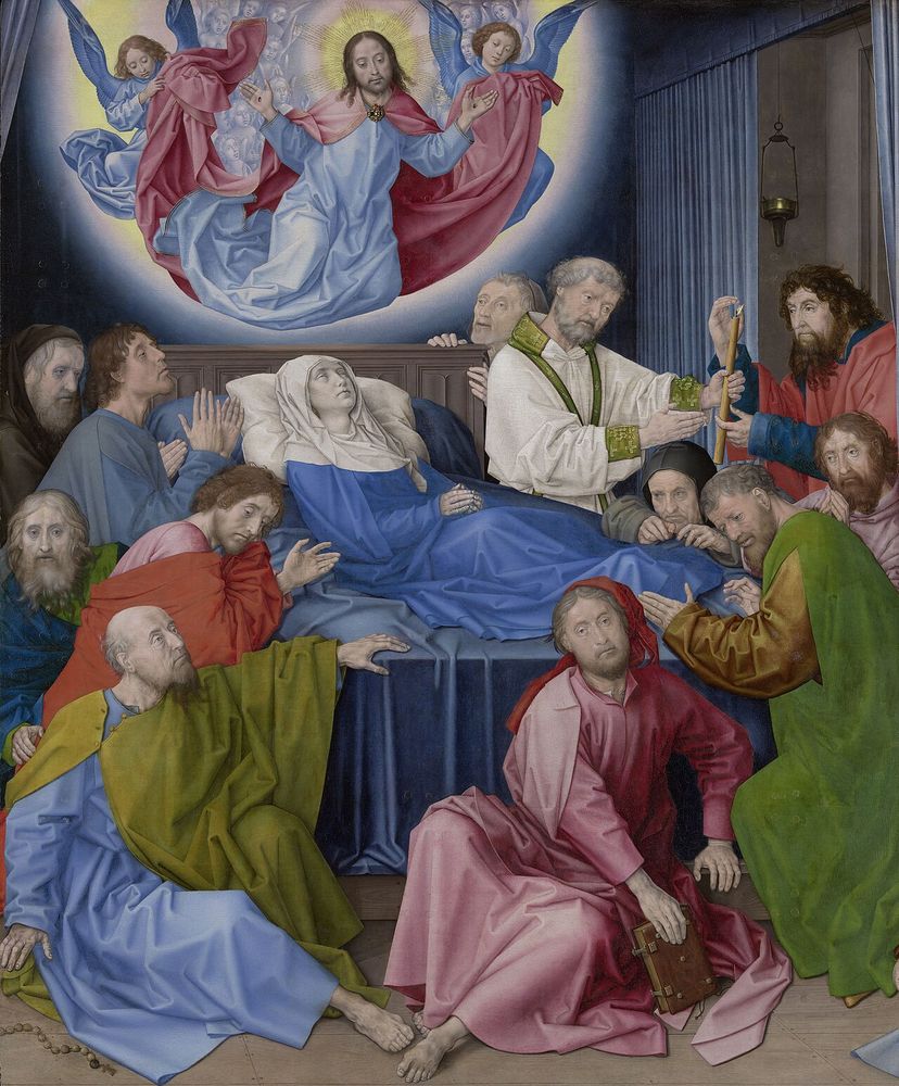 La muerte de la Virgen, Hugo van der Goes