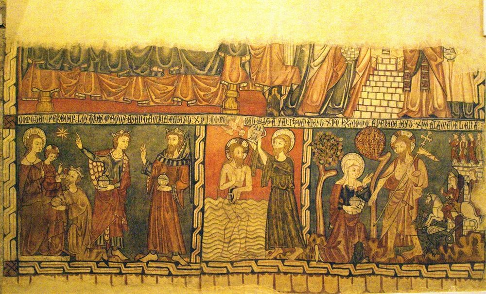 Escenas de la vida de Cristo (pinturas murales de Toro), Atribuidas a Teresa Díez