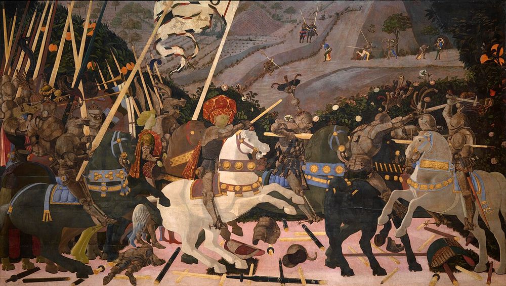 La batalla de San Romano, Paolo Uccello