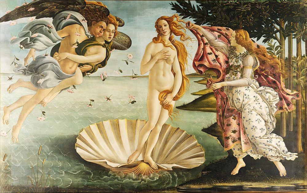 El nacimiento de Venus, Sandro Botticelli