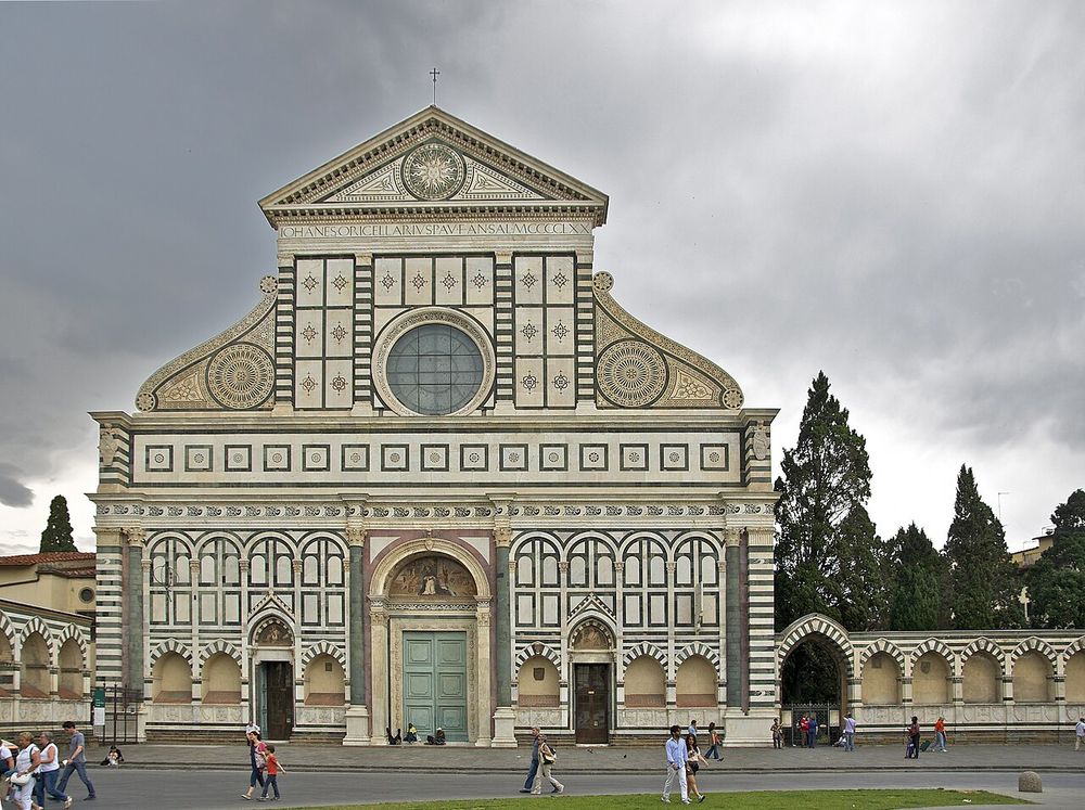 Fachada de Santa Maria Novella, Leon Battista Alberti
