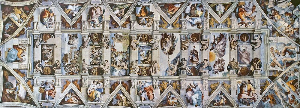 Bóveda de la Capilla Sixtina, Miguel Ángel
