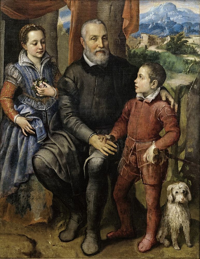 Retrato de la familia Anguissola, Sofonisba Anguissola