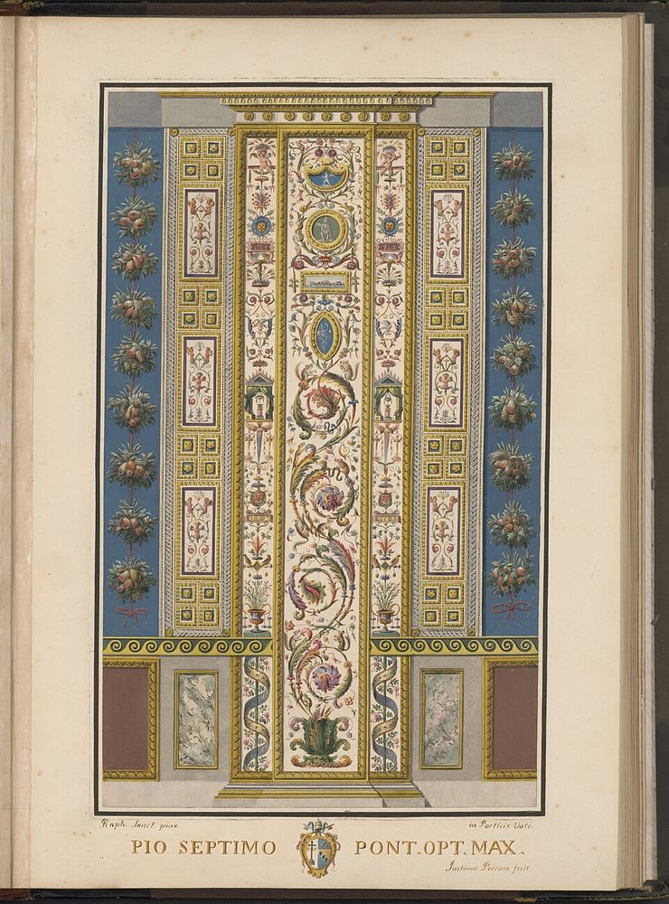 Logias de Rafael (Vaticano), Rafael y su taller (grutescos y estucos de Giovanni da Udine)