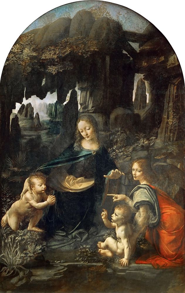 La Virgen de las rocas, Leonardo da Vinci