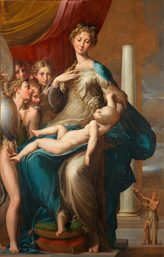 La Virgen del cuello largo, Parmigianino