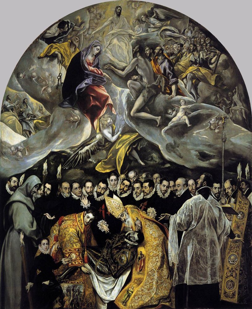 El entierro del señor de Orgaz, El Greco