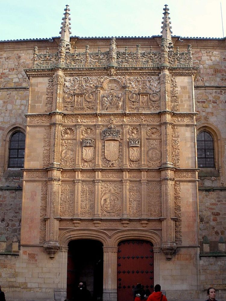 Fachada de la Universidad de Salamanca (Escuelas Mayores), Anónimo