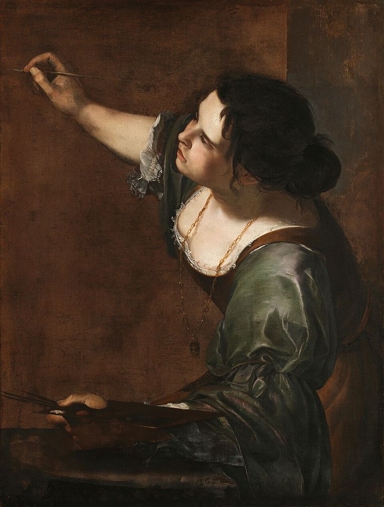 Autorretrato como alegoría de la Pintura, Artemisia Gentileschi