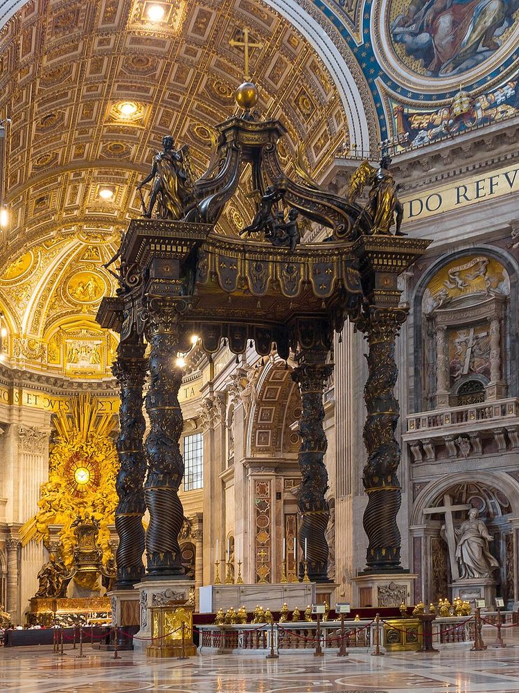 Baldaquino de San Pedro, Gian Lorenzo Bernini