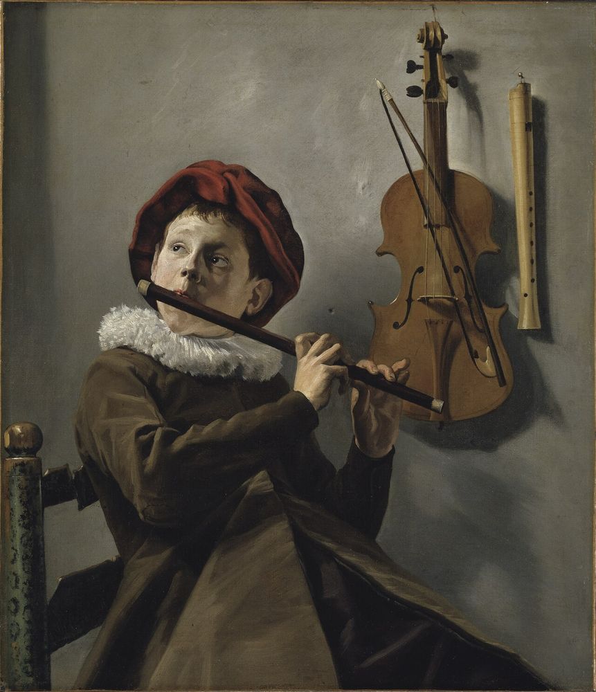 Joven flautista, Judith Leyster