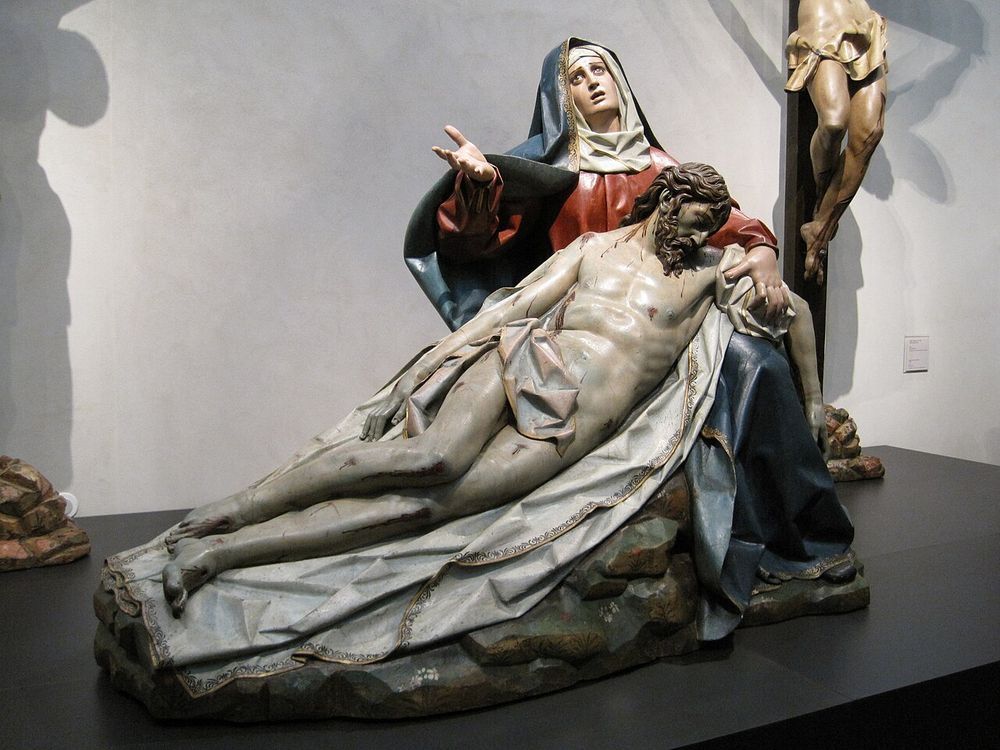 Piedad (paso de la Sexta Angustia), Gregorio Fernández