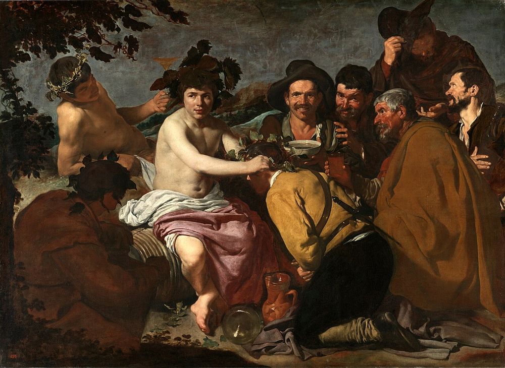 Los borrachos, o El triunfo de Baco, Diego Velázquez