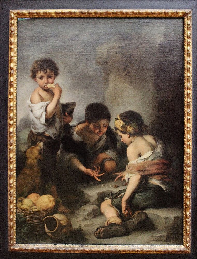 Niños jugando a los dados, Bartolomé Esteban Murillo