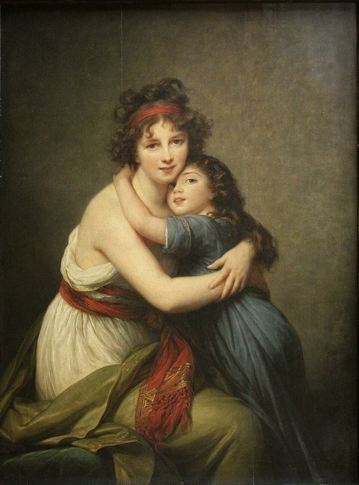 Autorretrato con su hija Julie, Élisabeth Vigée Le Brun