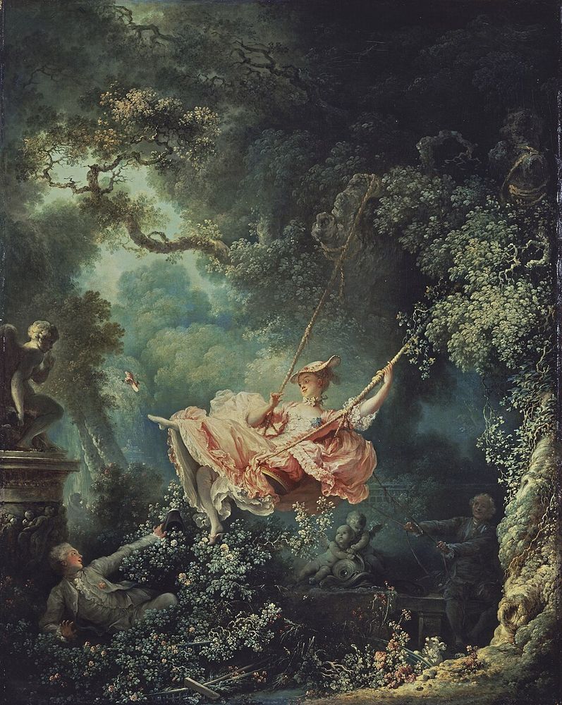 El columpio, Jean-Honoré Fragonard