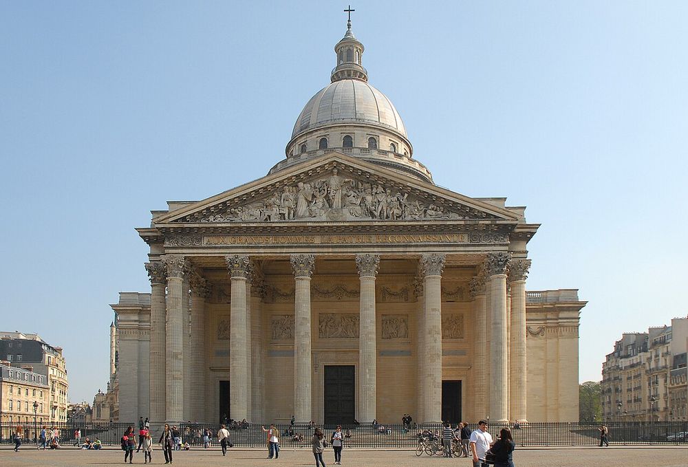 Panteón de París (antigua iglesia de Santa Genoveva), Jacques-Germain Soufflot (terminado por Maximilien Brébion y Jean-Baptiste Rondelet)