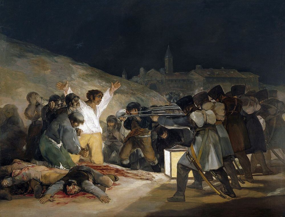 El 3 de mayo en Madrid o Los fusilamientos, Francisco de Goya