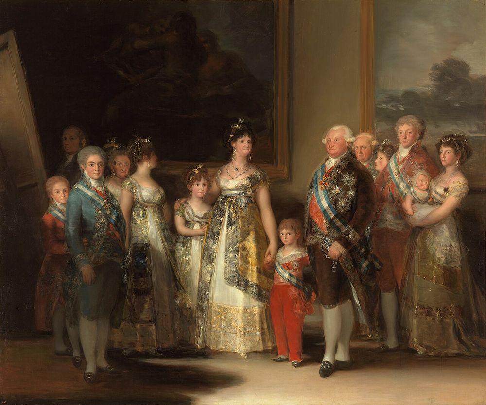 La familia de Carlos IV, Francisco de Goya