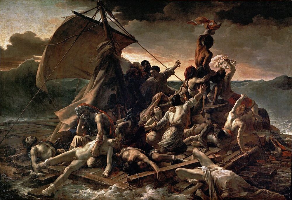 La balsa de la Medusa, Théodore Géricault