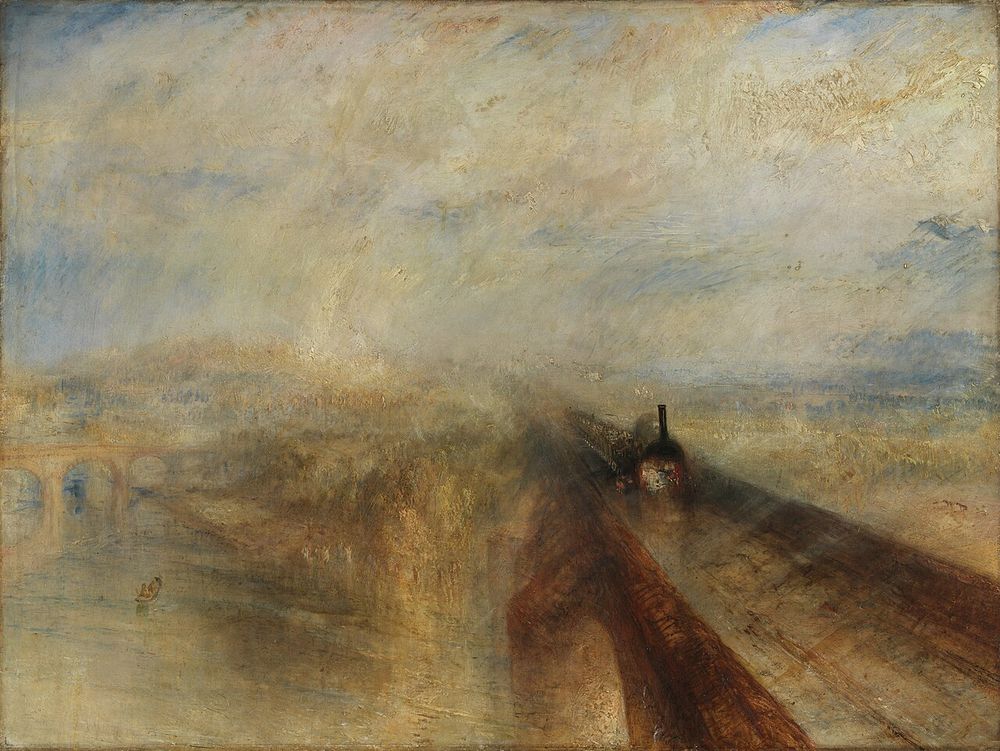 Lluvia, vapor y velocidad, William Turner (J. M. W. Turner)