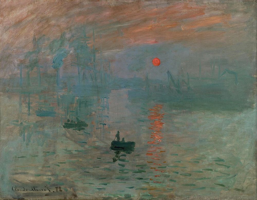 Impresión, sol naciente, Claude Monet