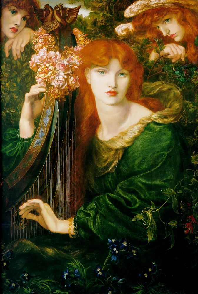 La Ghirlandata, Dante Gabriel Rossetti
