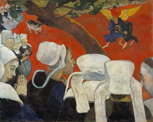 La visión después del sermón, Paul Gauguin