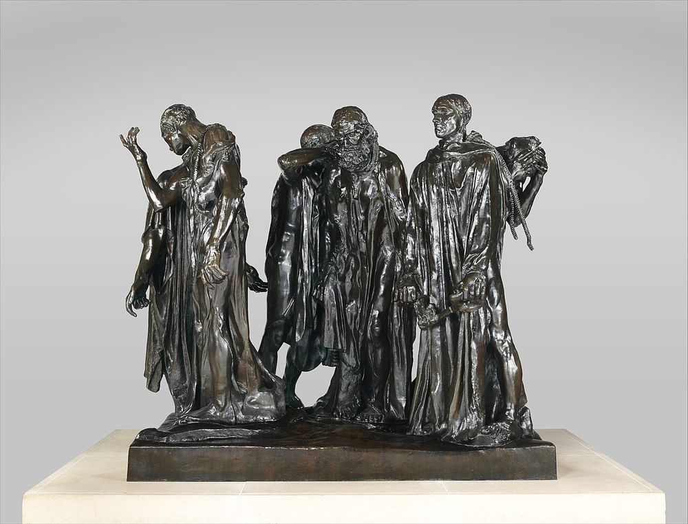 Los burgueses de Calais, Auguste Rodin