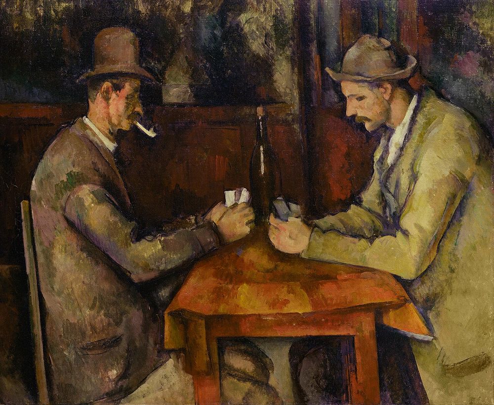 Los jugadores de cartas, Paul Cézanne