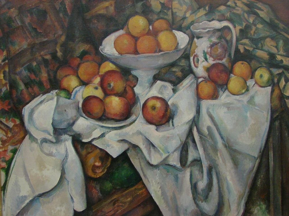 Manzanas y naranjas, Paul Cézanne