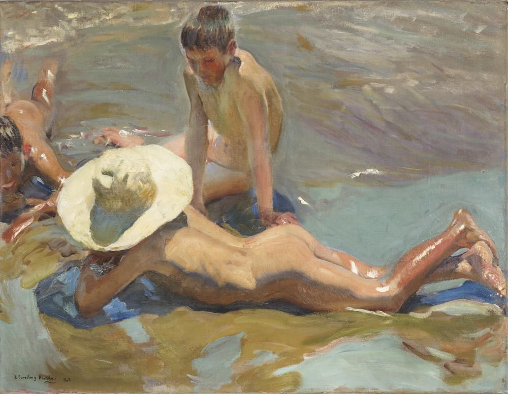 Chicos en la playa, Joaquín Sorolla