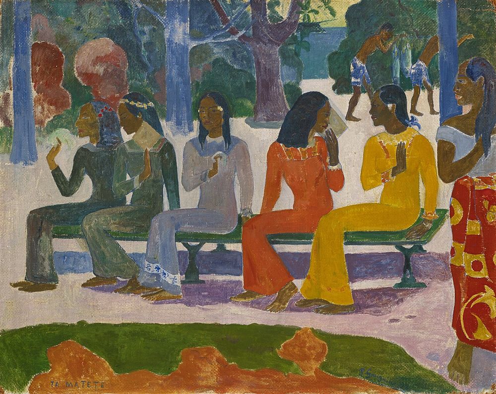 Ta matete (El mercado), Paul Gauguin