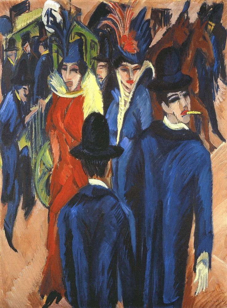 Calle, Berlín, Ernst Ludwig Kirchner