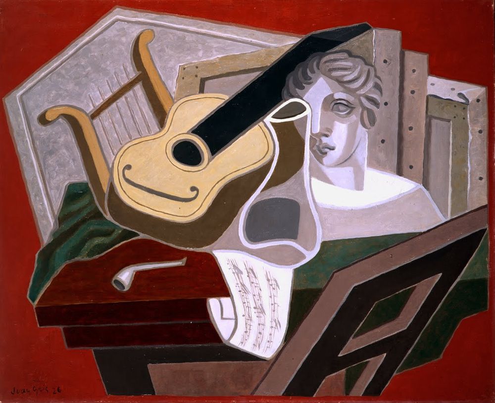 La mesa del músico, Juan Gris