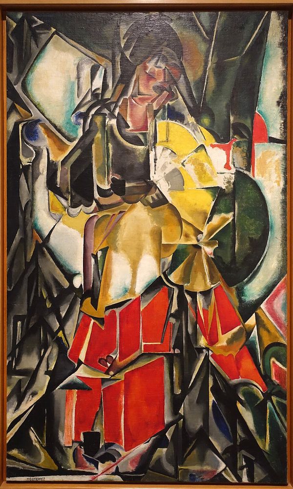Mujer con abanico, María Blanchard