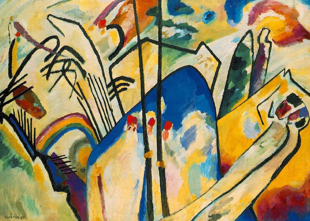 Composición IV, Vasili Kandinsky