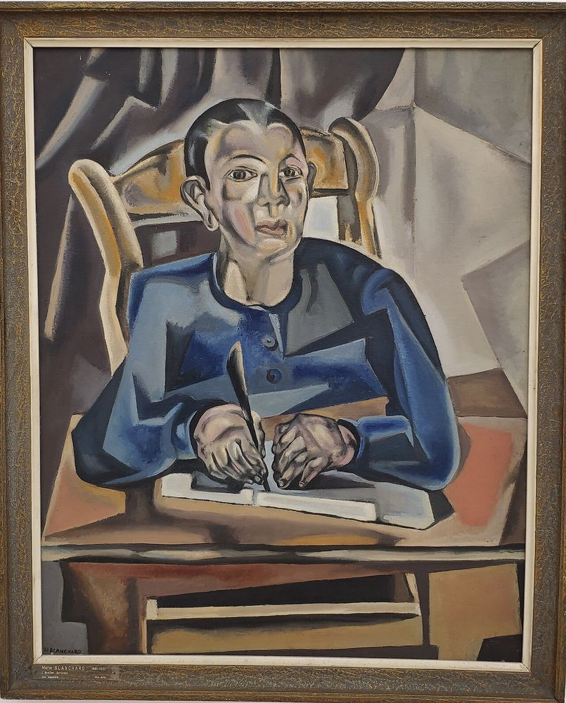 Écolier écrivant (El colegial escribiendo), María Blanchard