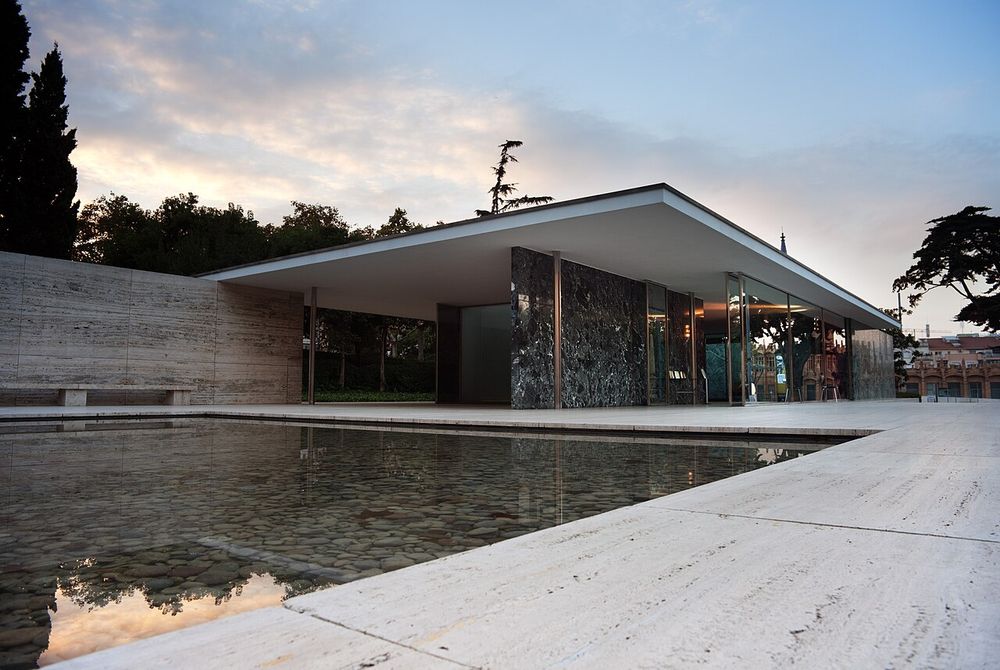 Pabellón de Alemania en la Exposición de Barcelona, Ludwig Mies van der Rohe y Lilly Reich
