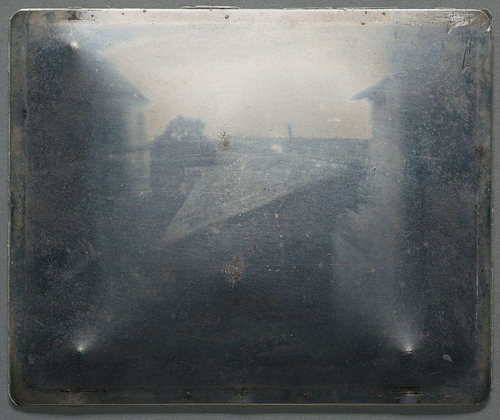 Vista desde la ventana en Le Gras, Nicéphore Niépce
