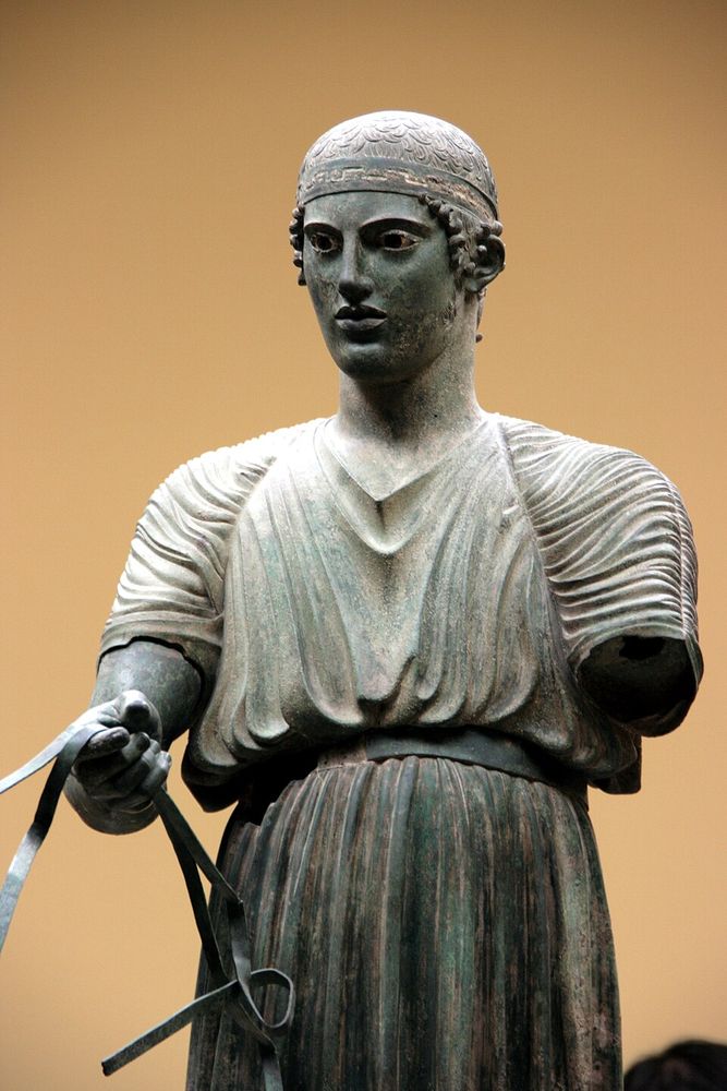 Auriga de Delfos, Anónimo (quizá Pitágoras de Regio)
