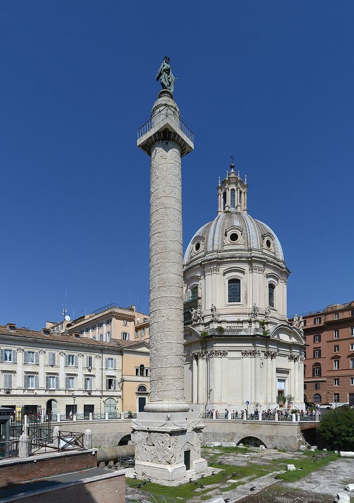 Columna de Trajano, Apolodoro de Damasco (atribuida)