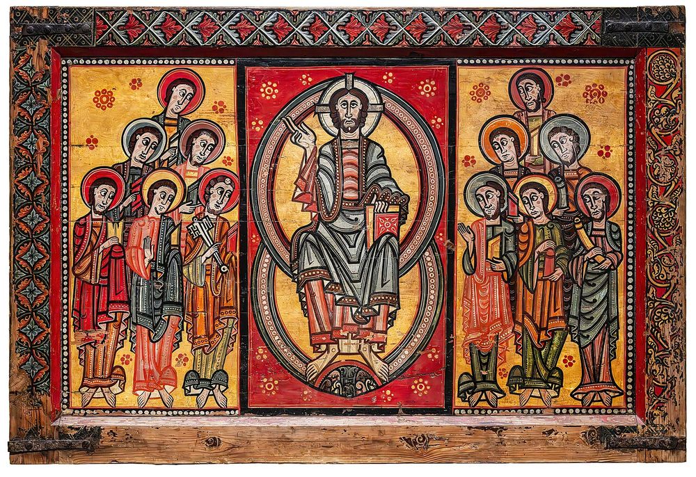 Frontal de altar de La Seu d'Urgell o de los Apóstoles, Anónimo (taller de La Seu d'Urgell)