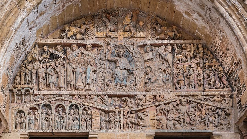 Tímpano del Juicio Final de Sainte-Foy de Conques, Anónimo