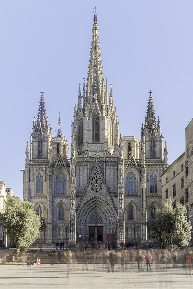 Catedral de Barcelona, Varios maestros