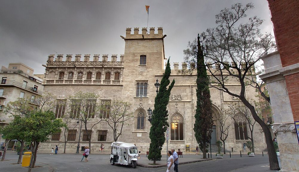 Lonja de la Seda de Valencia, Pere Compte