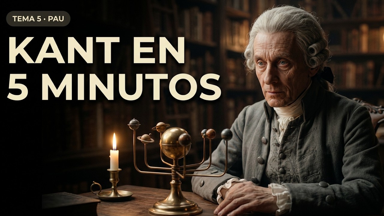 Vídeo: Kant en 5 minutos: La razón pura, imperativo categórico y autonomía | Filosofía · Tema 5 (PAU)